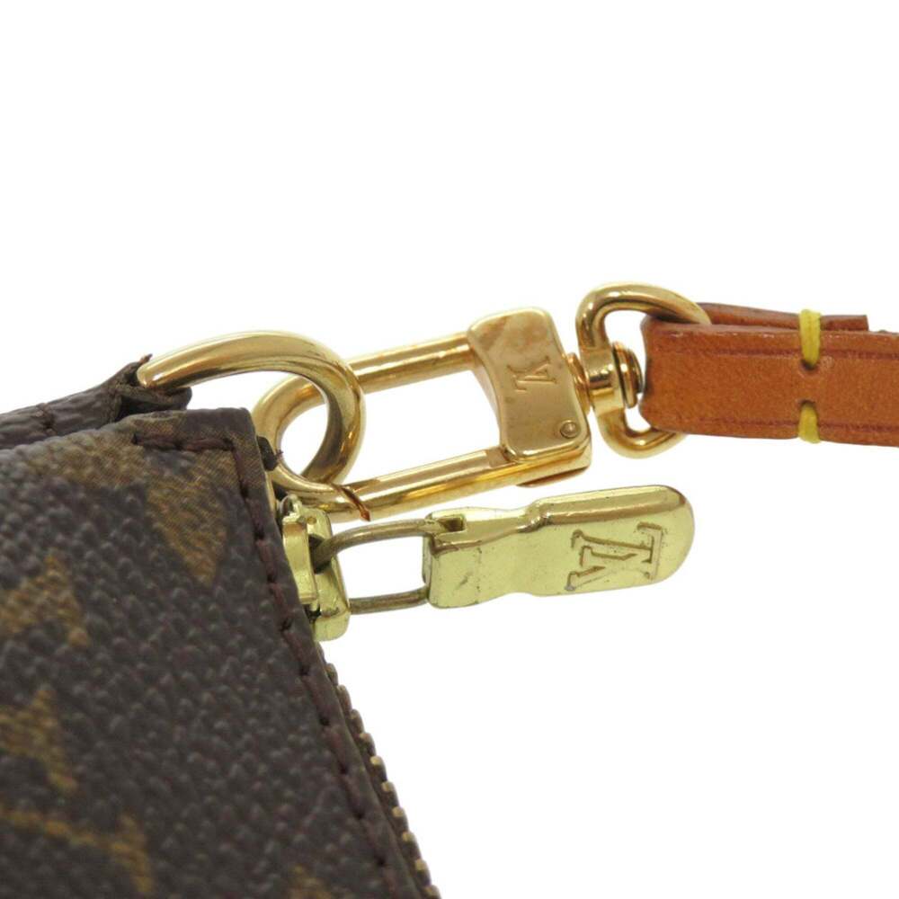 LOUIS VUITTON Authentic Brown Monogram Pochette Pouch - Picture 8 of 8